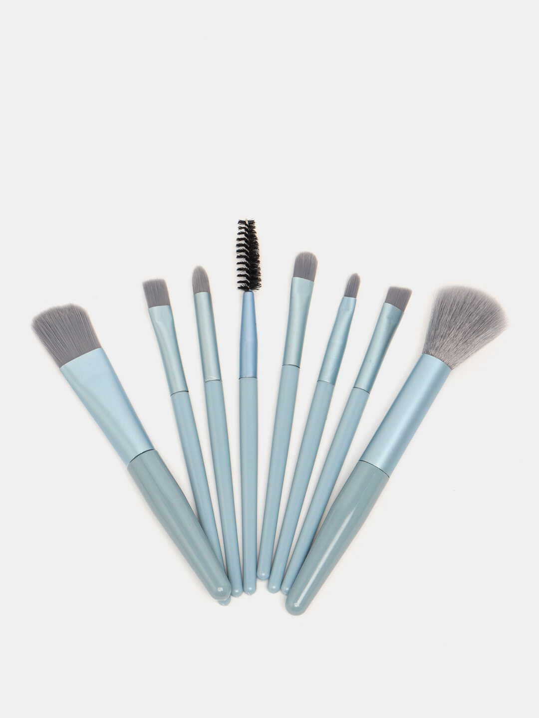 Кисти для макияжа, теней, пудры, профессиональный набор, в пакете на застежке, 8 шт