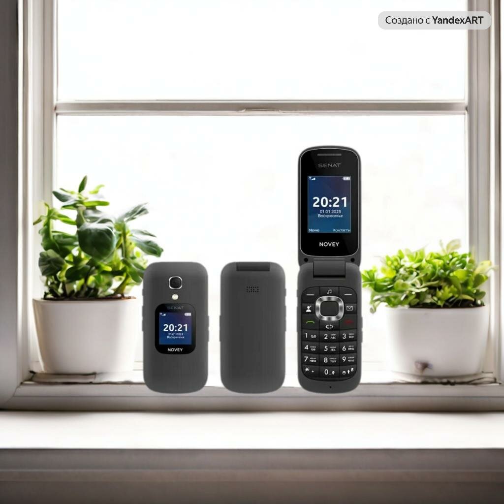 Мобильный телефон Novey "Senat SC1"Space Grey, кнопочный телефон CDMA
