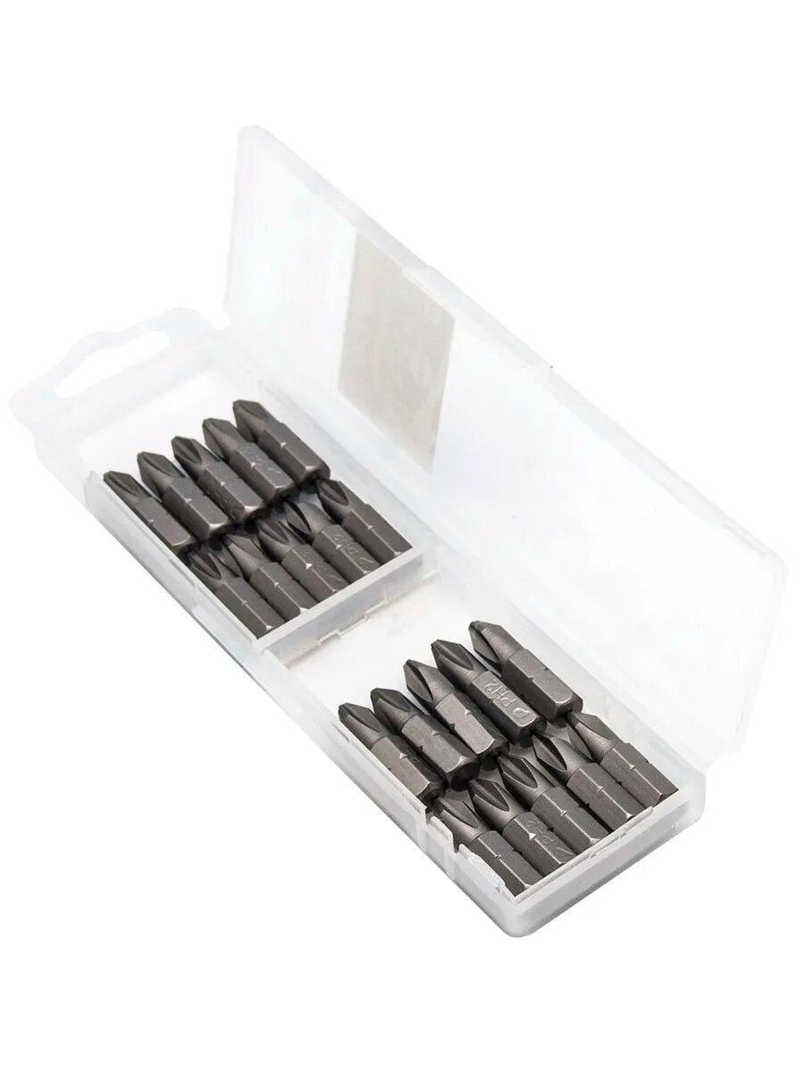 Бита отверточная . Профи PH-2 х 25мм ( 20шт) кассета