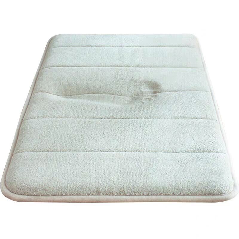 Коврик для ванной Yiwu Comfort с противоскользящей основой, 40х60 см, светло-бежевый — фото 1