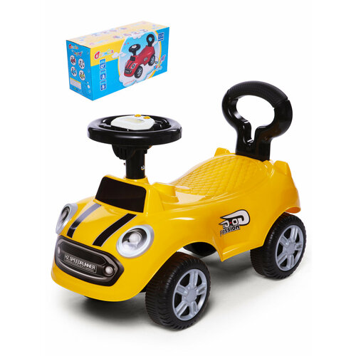 Каталка-толокар Babycare Speedrunner с музыкальным рулем (616A), Желтый