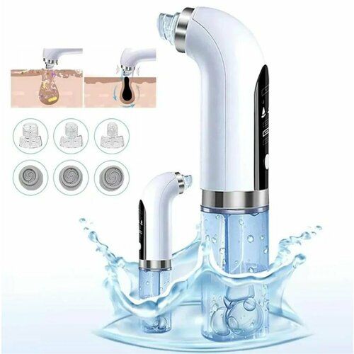 Прибор для вакуумной чистки лица Косметологический аппарат для удаления угрей Super Micro Bubble Face Cleaner 220000₽