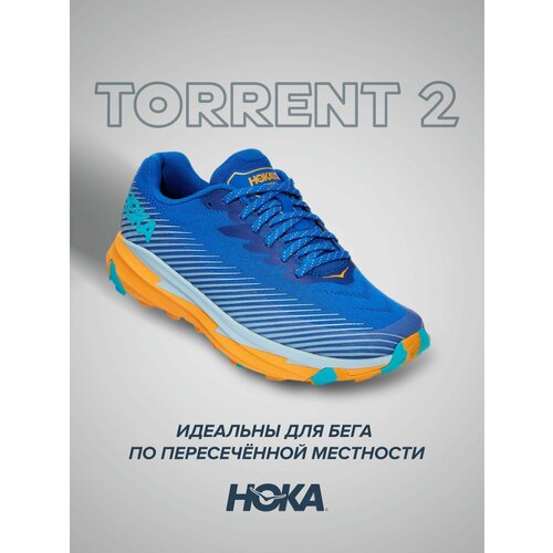 фото Кроссовки hoka torrent 2, полнота d, размер us11d/uk10.5/eu45 1/3/jpn29, голубой