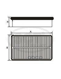 Фильтр воздушный "SCT" SB2226