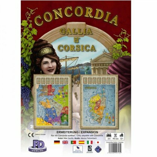 Настольная игра PD Verlag Concordia: Gallia / Corsica (Конкордия: Галлия / Корсика)