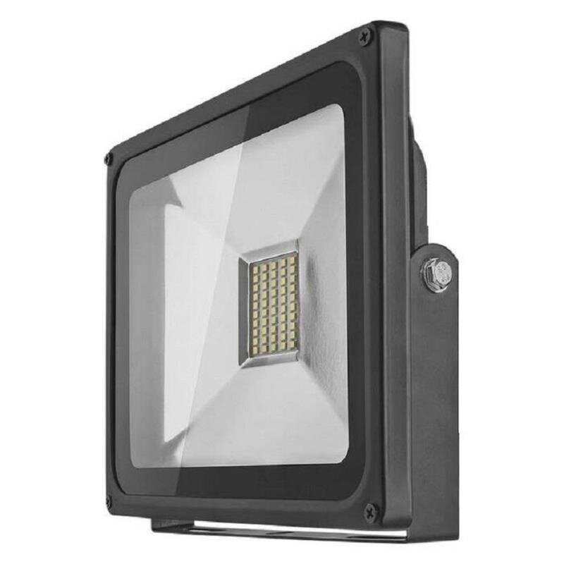 Прожектор онлайт led d6000к 50 вт ip65, черный