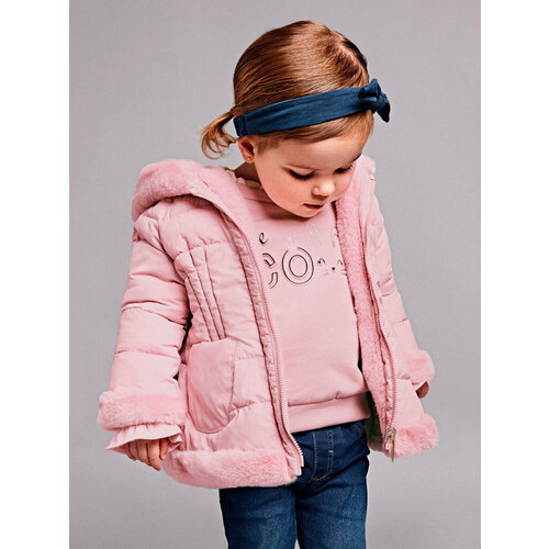 фото Куртка mayoral для девочек, размер 92, розовый