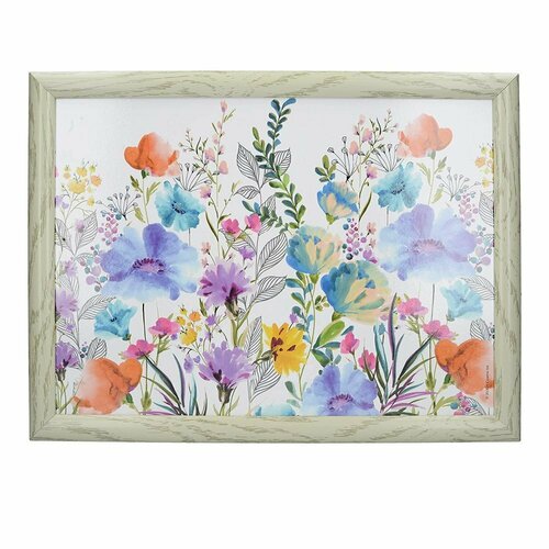 Поднос с подушкой Meadow Floral 44x34 см, материал дерево, Kitchen Craft, C000336