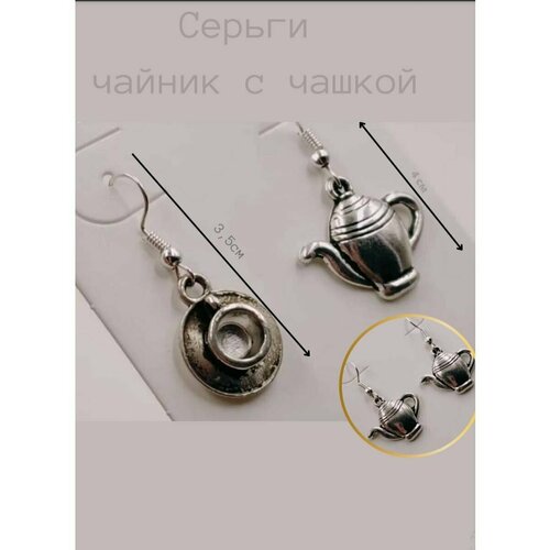 Серьги , агат, серебряный