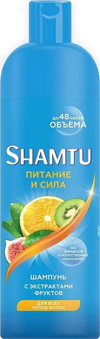 Шампунь для волос Shamtu Питание и сила с экстрактами фруктов 500мл