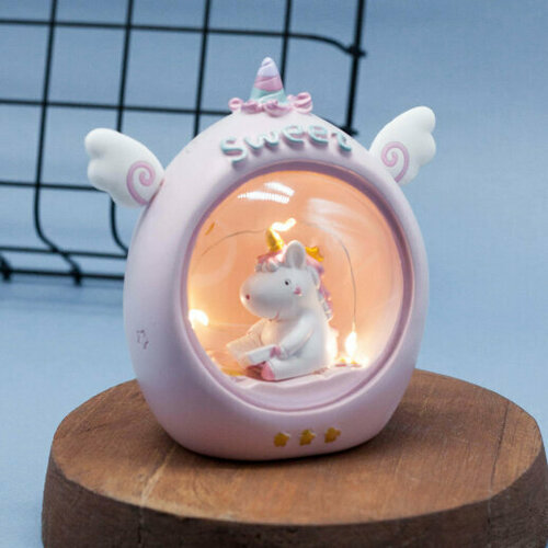 Ночник ILikeGift Unicorn ball Pink 9018-1A