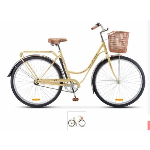 Городской велосипед STELS Navigator 325 Lady 28 Z010 2020 рама 20 Слоновая-костькоричневый 1537100₽