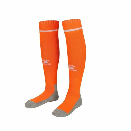 фото Гетры kelme, размер 36, оранжевый, белый