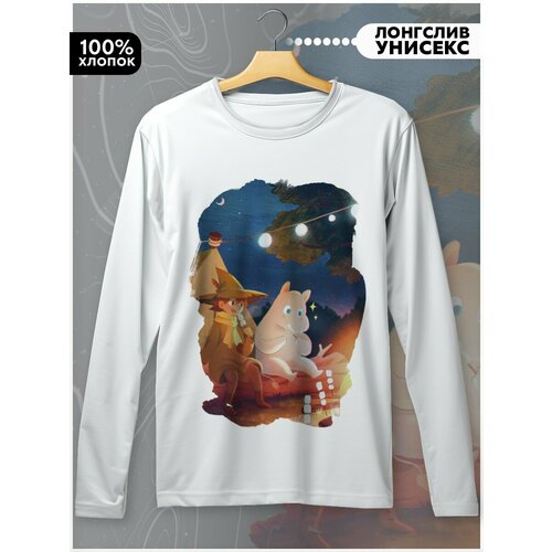 фото Лонгслив бруталити, размер l, белый