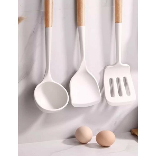Набор кухонных принадлежностей/лопатка антипригарная/суповая ложка/половник