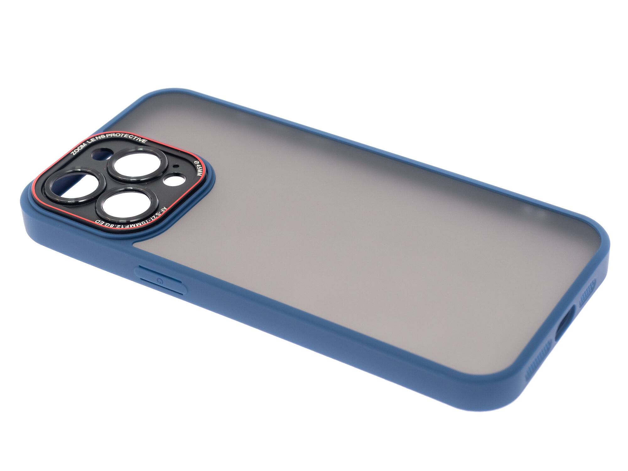 Чехол-накладка для iPhone 15 Pro Max VEGLAS Crystal Shield синий