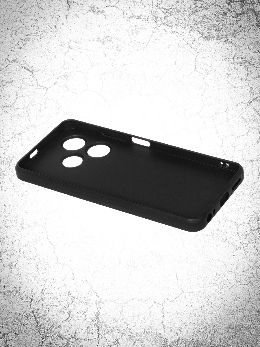 Чехол для Realme C67 (4G) / DF rmCase-43 (black) / Чехол для Реалми Си 67 (4Джи) (черный) — фото 1