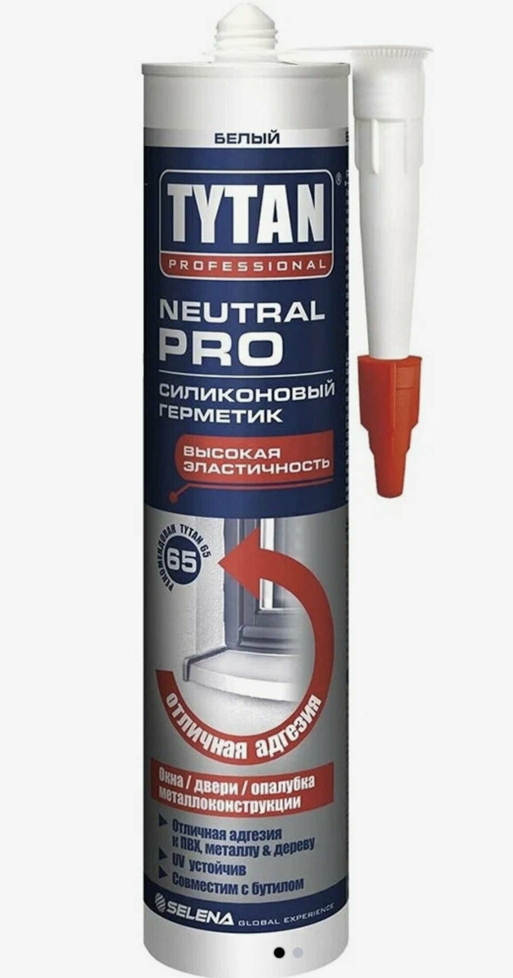 Герметик силиконовый нейтральный Tytan PROFESSIONAL NEUTRAL PRO белый, 280 мл