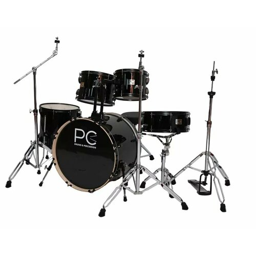 WIN2205 ударная установка, 5 барабанов, 22х16", 14x14", 12x9", 10x8", 14x5,5", стойки: под малый, журавль, прямая, хай-хет, педаль, стул. Корпуса 6-ти слойная береза/липа, PC drums & Percussion