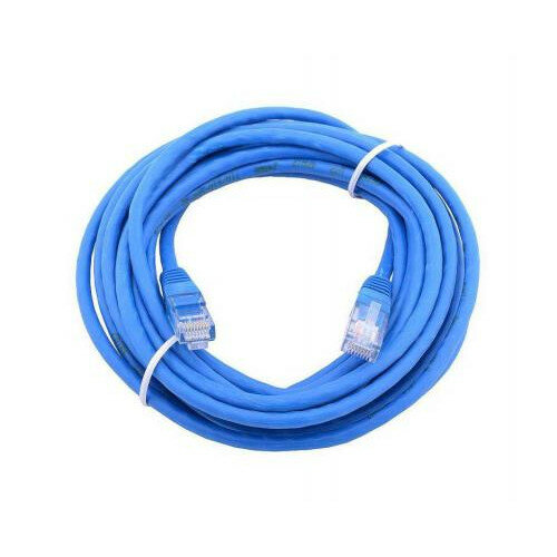 Патч-корд UTP кат.5e, 2м, RJ45-RJ45, синий, Aopen (ANP511_2M_B) - фото №10