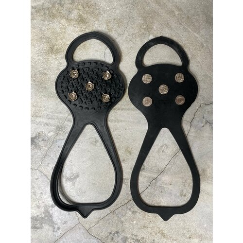 фото Ледоступы антигололед на обувь ледоходы антискользящие с 5 стальными шипами кошки для обуви снегоступы noname