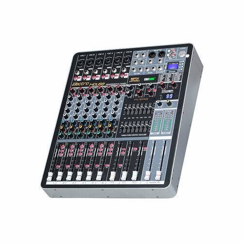 аналоговый микшер tascam mz 223 FX-6 PRO / Аналоговый микшер, 6 входов, 2 стерео выхода, 2 группы, 2 шины, 1 FX / CRCBOX