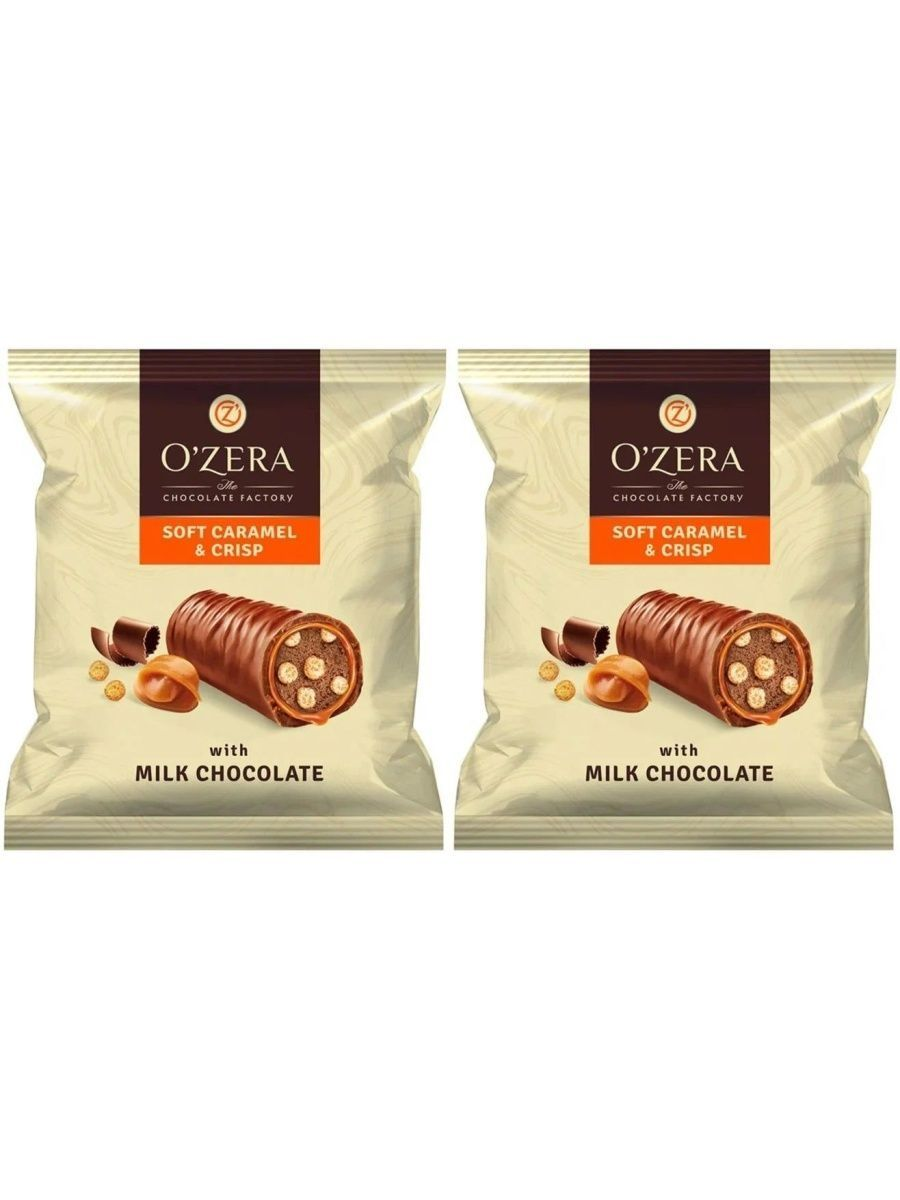 «OZera», конфеты Caramel&Crisp 2 упаковки по 500 г