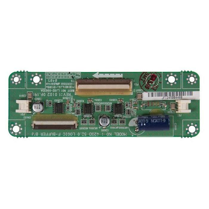 Платы плазм / Logic main LJ92-00633A LJ41-01189A REV: 1.0 Rev A2 от ТВ SAMSUNG PS-42P3STR