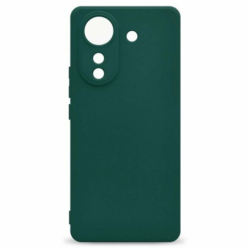 Силиконовая накладка без логотипа Silky soft-touch для Xiaomi Redmi 13C зеленый силиконовая накладка без логотипа silky soft touch для xiaomi redmi 12c темно зеленый