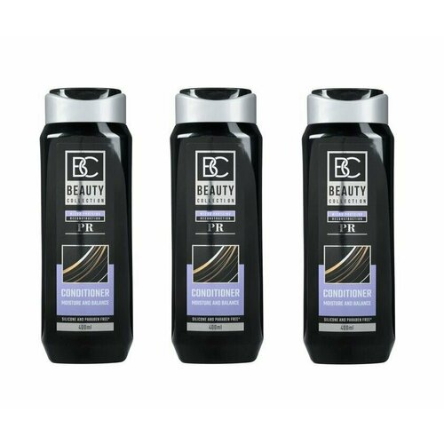 Beauty collection Кондиционер Увлажнение и баланс, 400 мл, 3 шт