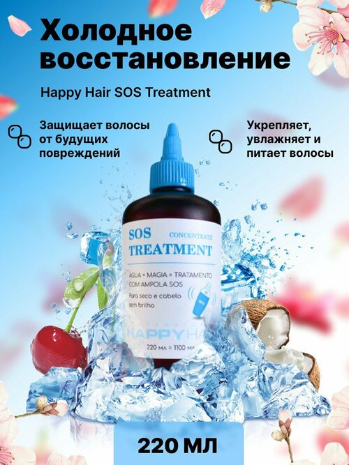 Холодное восстановление Happy Hair SOS Treatment 220 мл