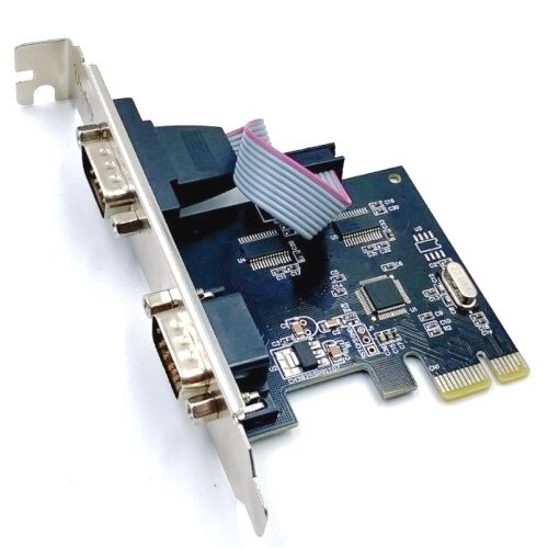 Контроллер RS232 KS-is KS-575L1 PCI-Express на 2 COM порта 9M чипсет CH382L1