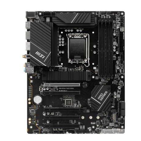 MSI PRO B760-P WIFI DDR4 {B760, LGA1700, 4DDR4, 5PCI-Ex16, 3M.2, 4SATA3.0, 3USB3.2 Gen2, 3USB3.2 , Gen1}