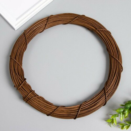 Кольцо ротанг для изготовления ловца снов Тёмно-коричневый d25 см 1014₽