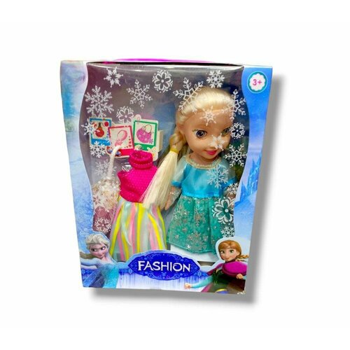 Кукла Эльза 30 см м/ф Холодное сердце с платьем , аксессуаром игровая фигурка на подставке эльза из м ф холодное сердце 14 см