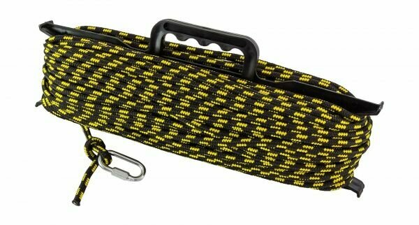 Якорная намотка d 6 мм, L 20 м, 16-ти прядный шнур с карабином