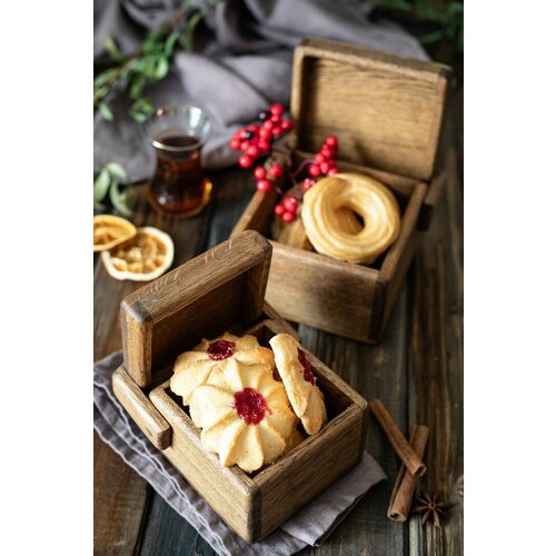 Набор коробочек для хранения Кубик из светлого дуба 6165₽