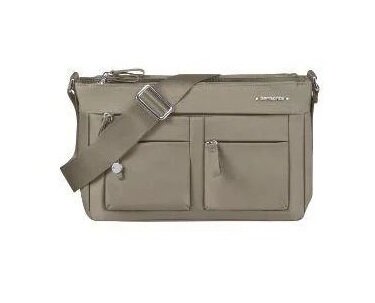 Сумка Samsonite, фактура гладкая, stone