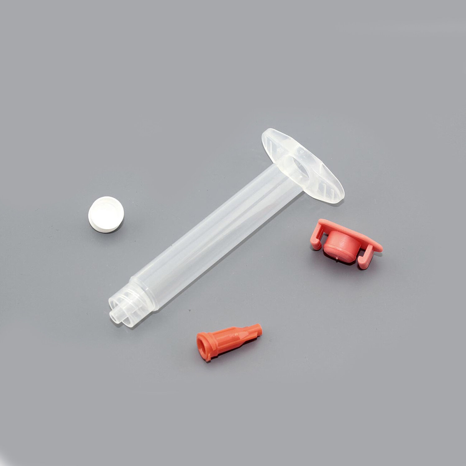 фото Промышленный шприц 3 мл с красной крышкой