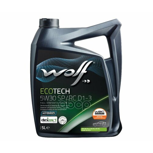 Wolf Масло Моторное Ecotech 5W30 Sp/Rc D1-3 5Л