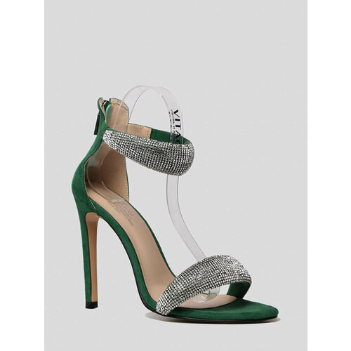 фото Босоножки vitacci, размер 38, зеленый