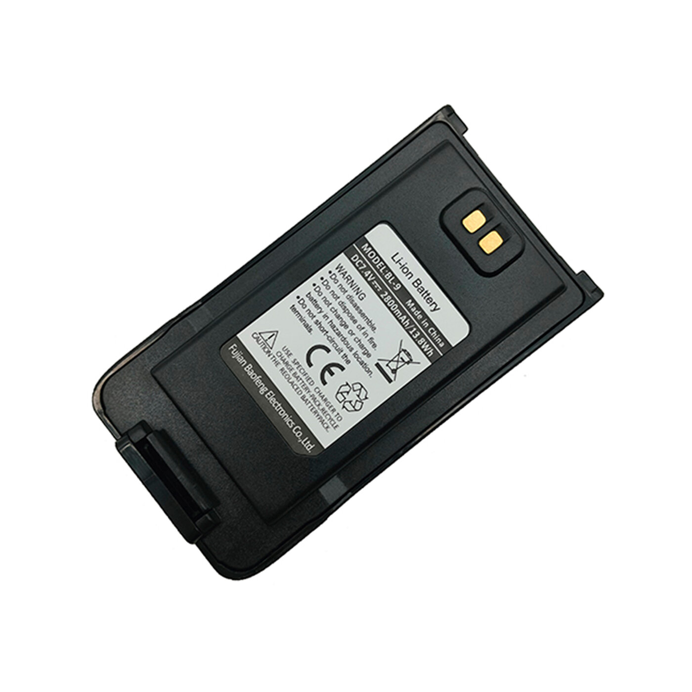 Аккумулятор Baofeng UV-XR, UV-9R Plus, UV-9R PRO (2800 мАч) с Type-C — фото 4