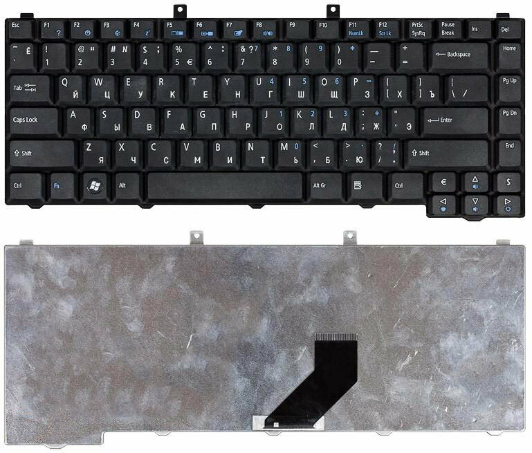 Клавиатура для ноутбука Acer Aspire 3100 5100 3690 3650 5610 черная