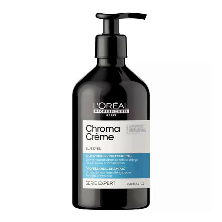 Крем-шампунь нейтрализующий, синий 500 мл L'Oreal Professionnel Chroma Creme Shampoo Blue 500 мл