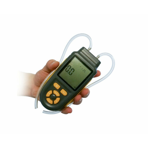 цифровой манометр ht 1895 digital manometer манометр газовый значение манометра давления манометры для измерения давления подарочная упаковка Цифровой манометр до 100 psi HTI-HZ169(100 psi) (Q20576TC1) с ЖК-дисплеем для измерения дифференциального давления воздуха, воды и газа