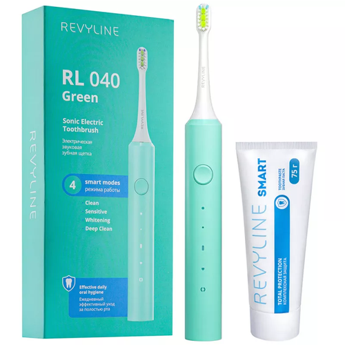 Набор Revyline RL 040 зеленая + Зубная паста Revyline Smart, 75 г