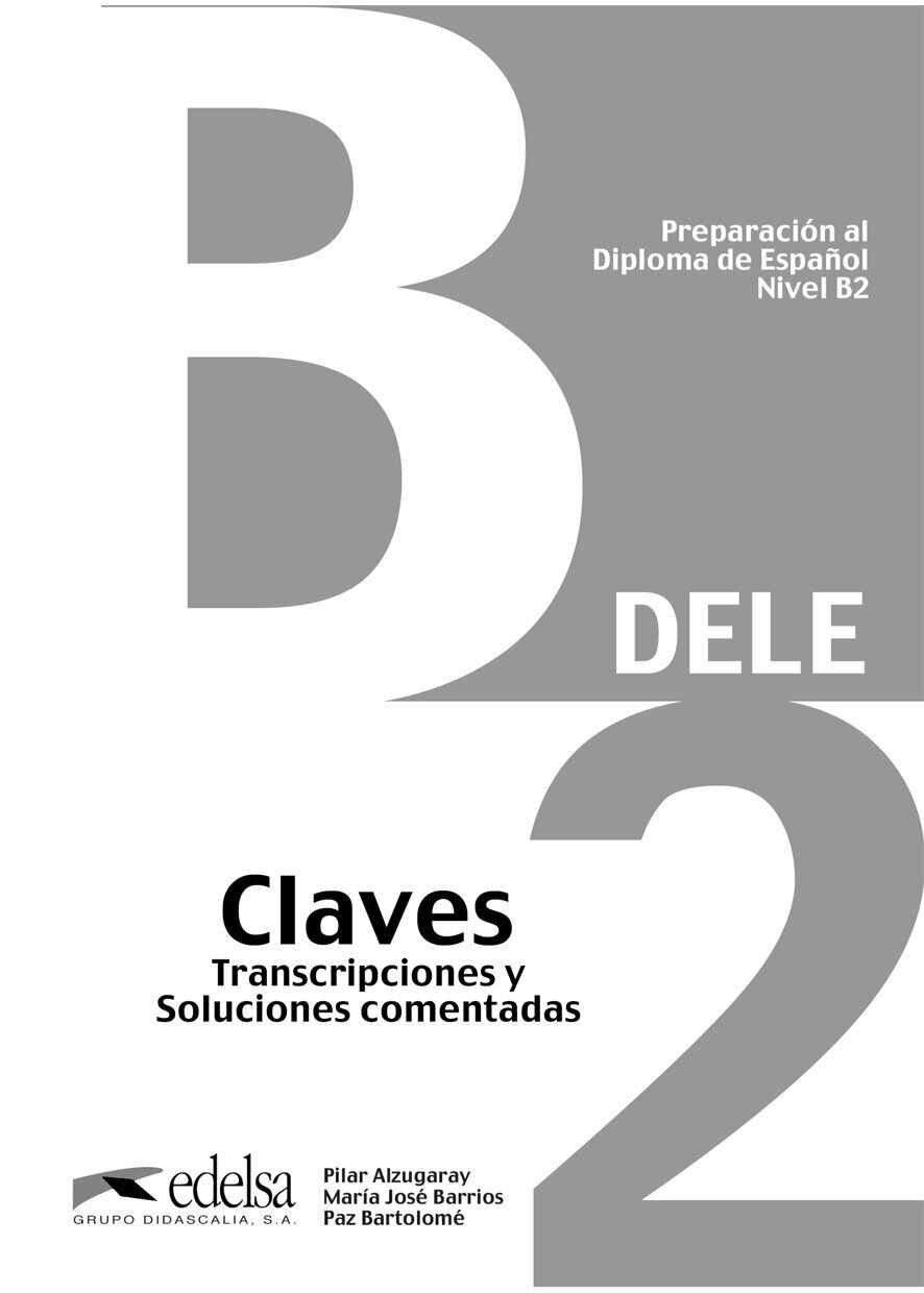 Preparacion al DELE B2. Libro de claves - фото №1