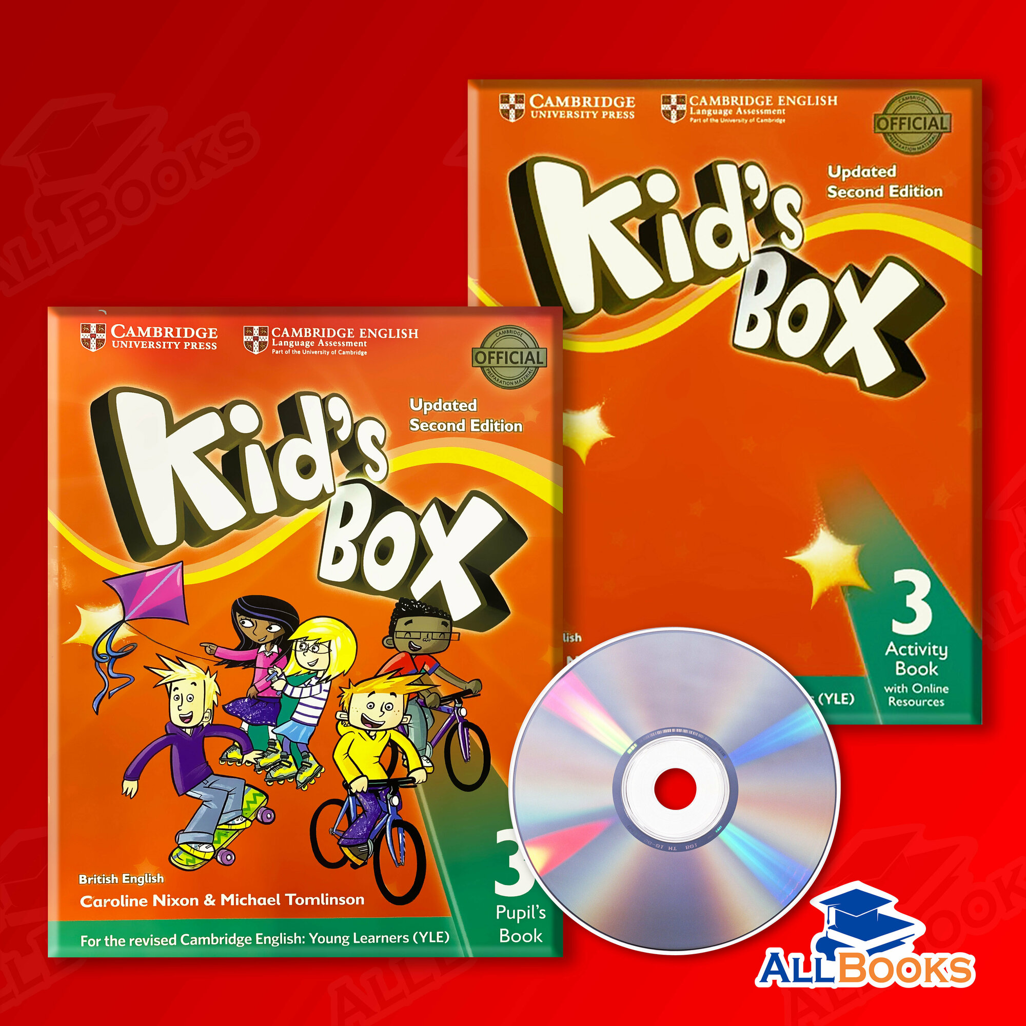 Kids Box 3 (2nd Edition) Комплект-учебник, рабочая тетрадь + диск