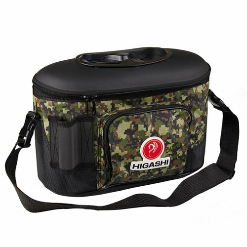 Кан рыболовный Higashi Live Bait Box 4,5л Green Digital Camo кан рыболовный higashi live bait box 7 5л green digital camo