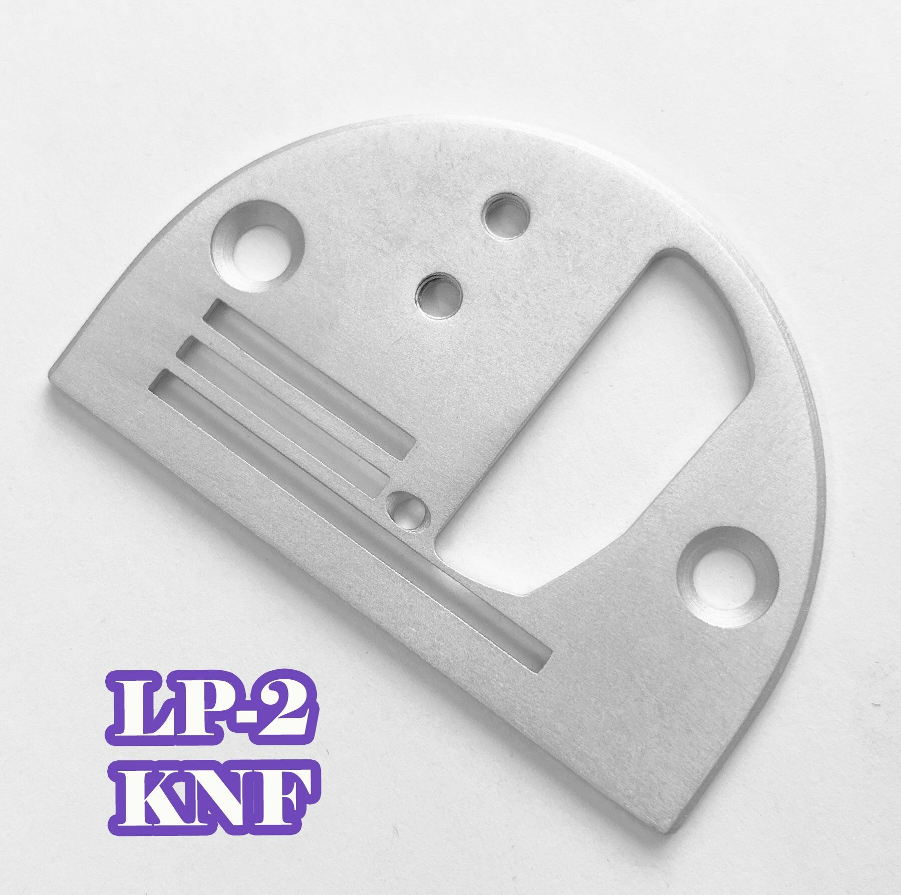Игольная пластина окантователя LP-2 / KNF / EVA для промышленных швейных машин JACK, AURORA, JUKI.